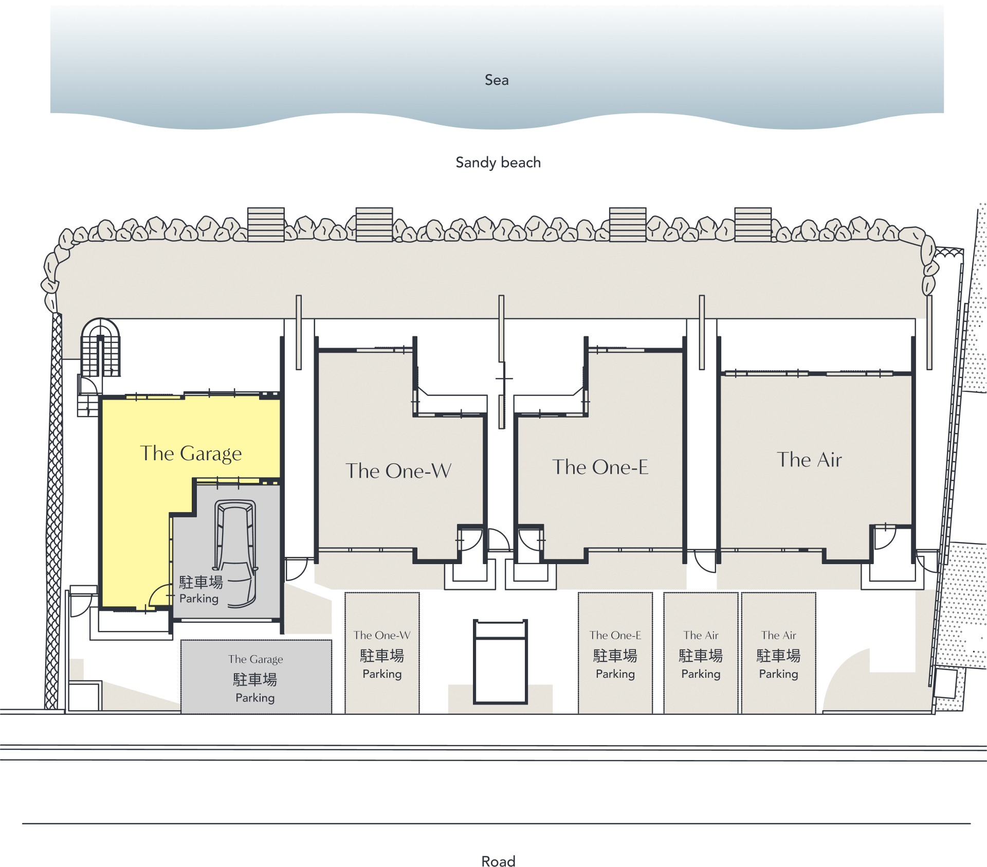The Garage Site Plan